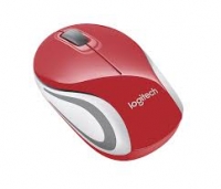 Logitech Wireless Red Mini Mouse M187